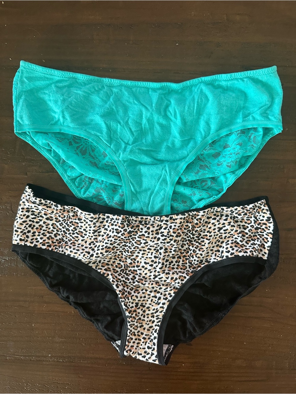 Victoria's Secret Cotton & Lace Scrunch-Back Ruched Bikini Panties